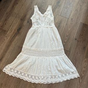 White Sundance Midi Dress